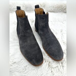 Vince‎ ALDOUS’ Men’s Graphite Suede Leather Chelsea Boots size 9